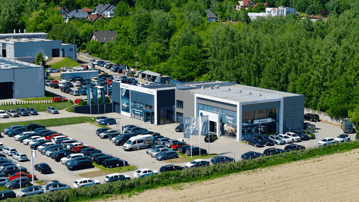 Salon samochodowy Krotowski ul. Makuszyńskiego